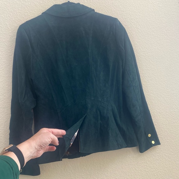 Isaac Mizrahi Live! Suede Jacket NWOT - Picture 4 of 9